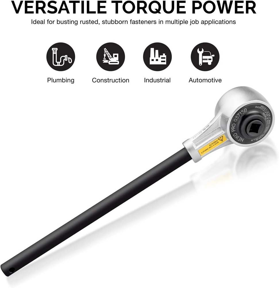 03716B Professional Grade Torque Multiplier Wrench 2200 Foot-Pound Heavy Duty US