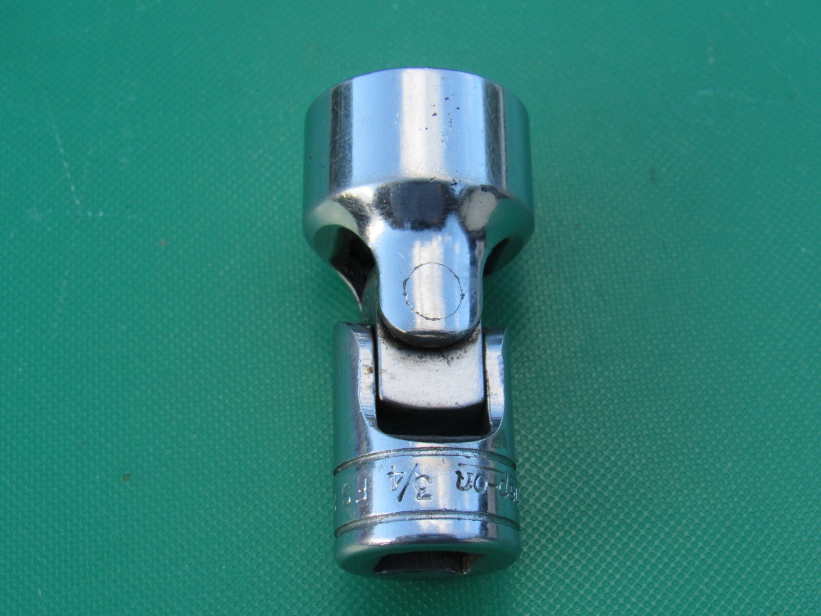 SNAP ON FS24 3/4″ 6 POINT 3/8″ DRIVE SAE SHALLOW UNIVERSAL SWIVEL SOCKET 3/4 «
