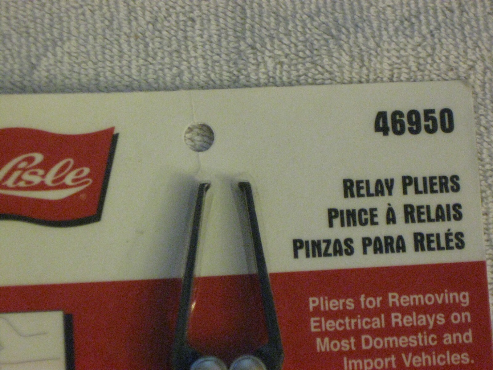 NEW LISLE TOOL 46950 RELAY PULLER PLIERS FOR AUTOMOTIVE INDUSTRIAL AGRICULTURAL