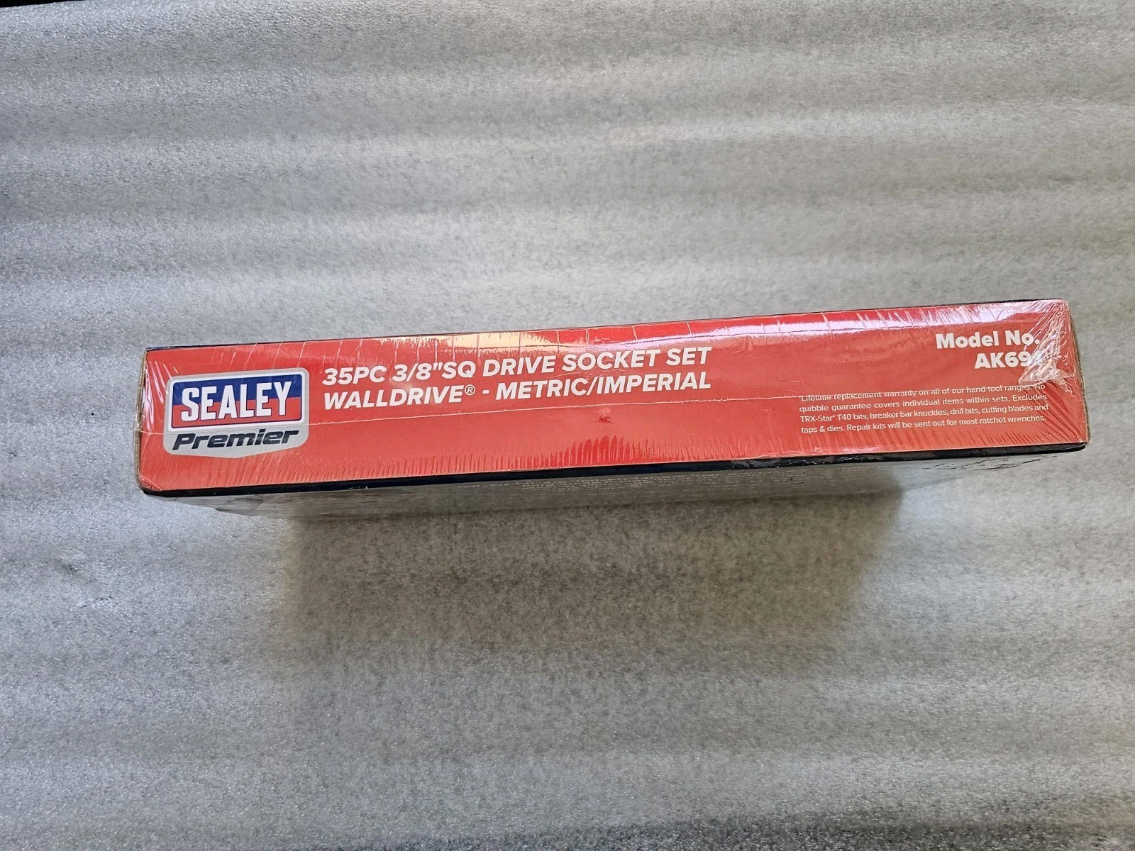 Sealey Premier Deluxe 35 Piece 3/8in Drive WallDrive® MM / SAE Socket Set AK691