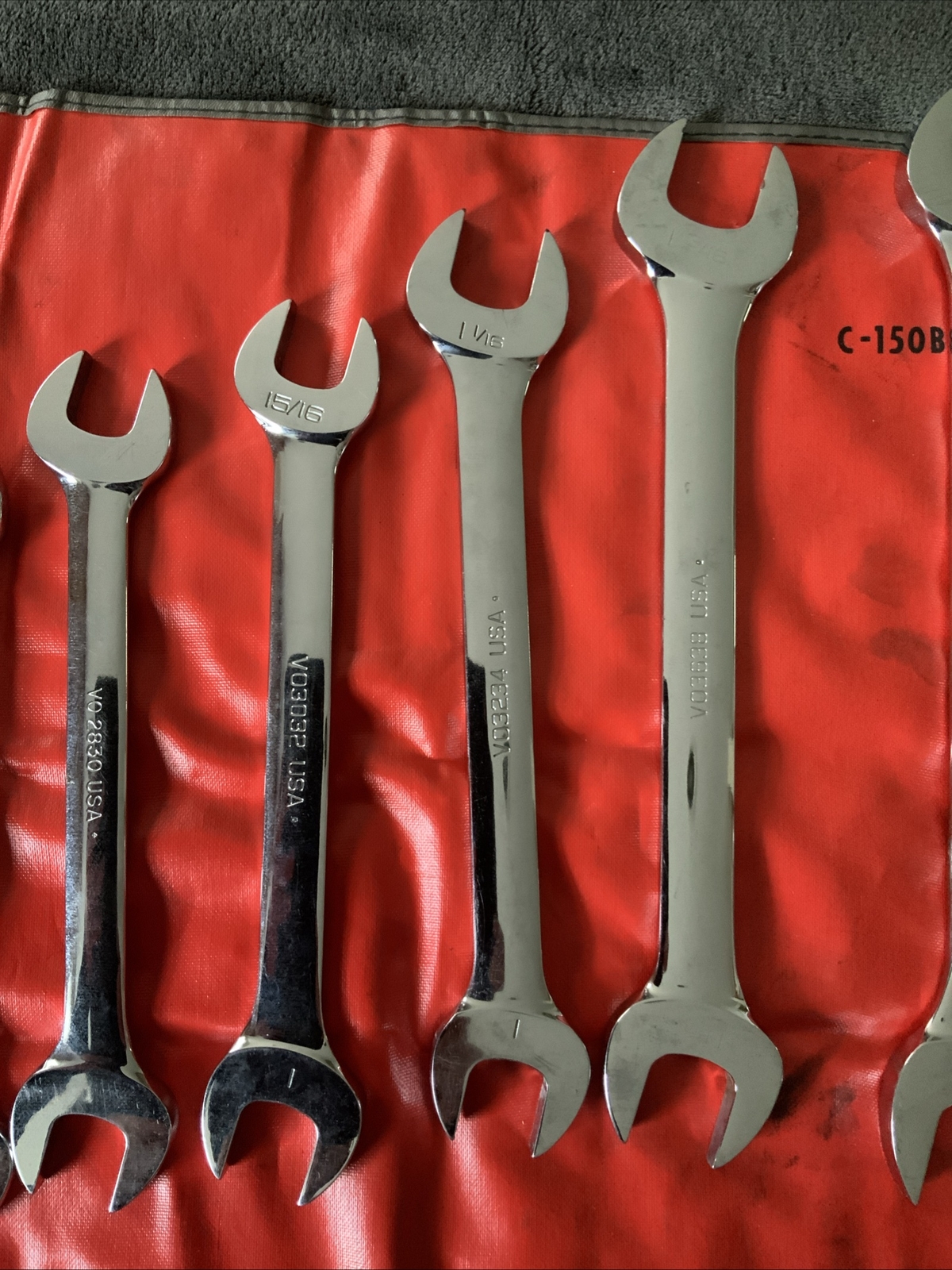 Snap On 15pc Double Open End Wrench Set, 1/4 Up To 1 5/16….sae….