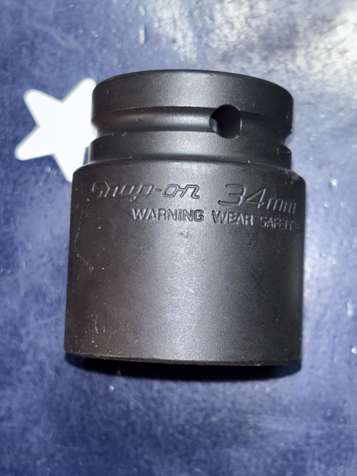Snap-On 34mm IMM342 Shallow Impact Socket 6-Point 3/4” Drive