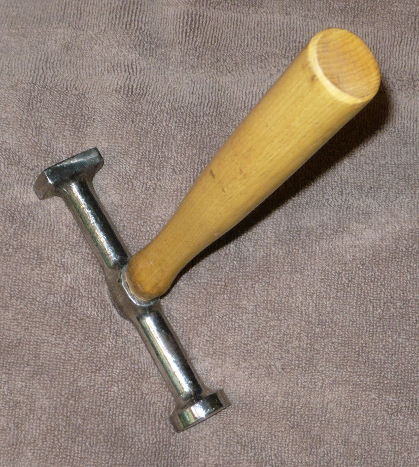 Auto Body/Metal Worker’s Square/Round Flat Face 11-3/4″ Shrinking Hammer