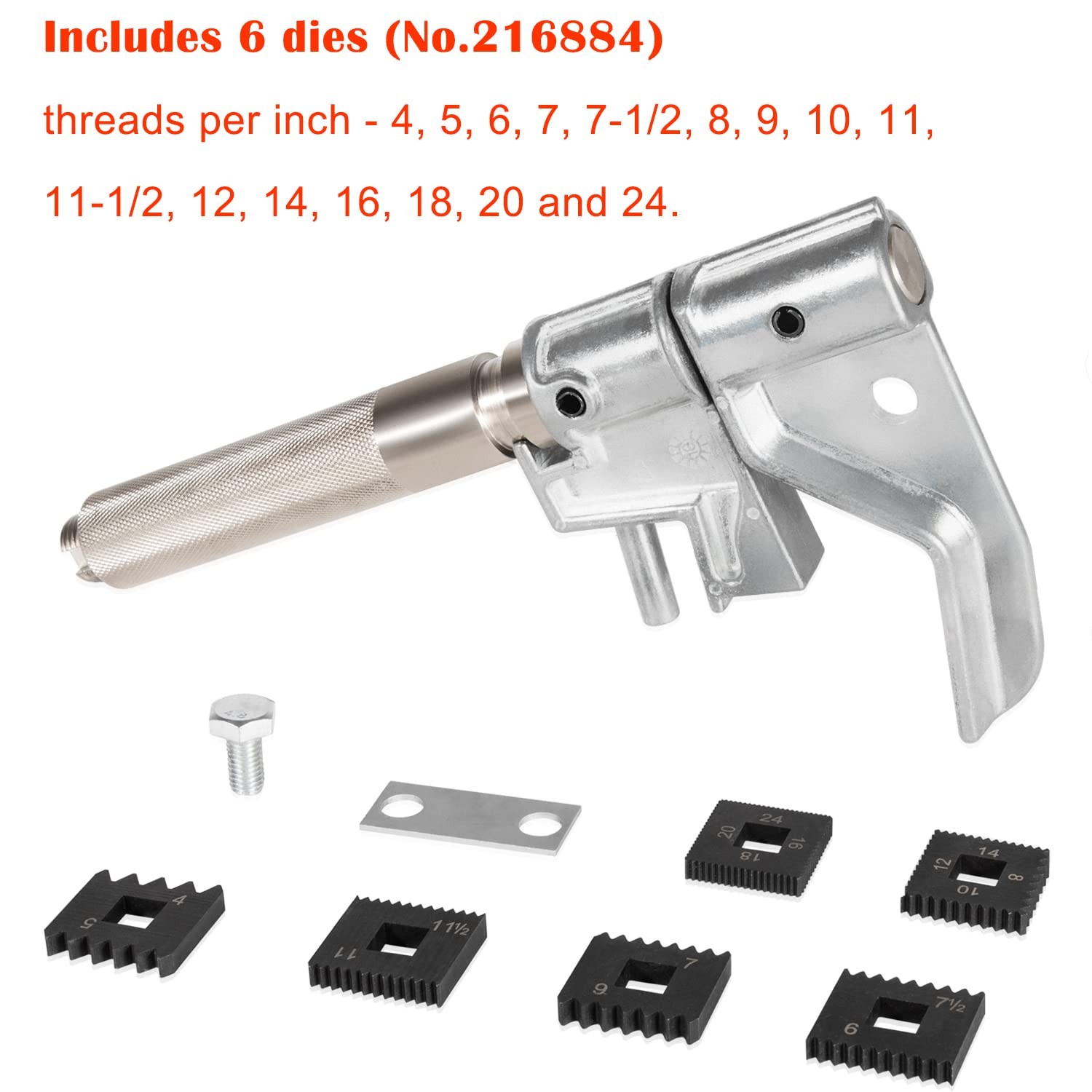 For OTC 7402 Universal Outside Thread Chaser Repair Tool & 202817 Metric Die Set