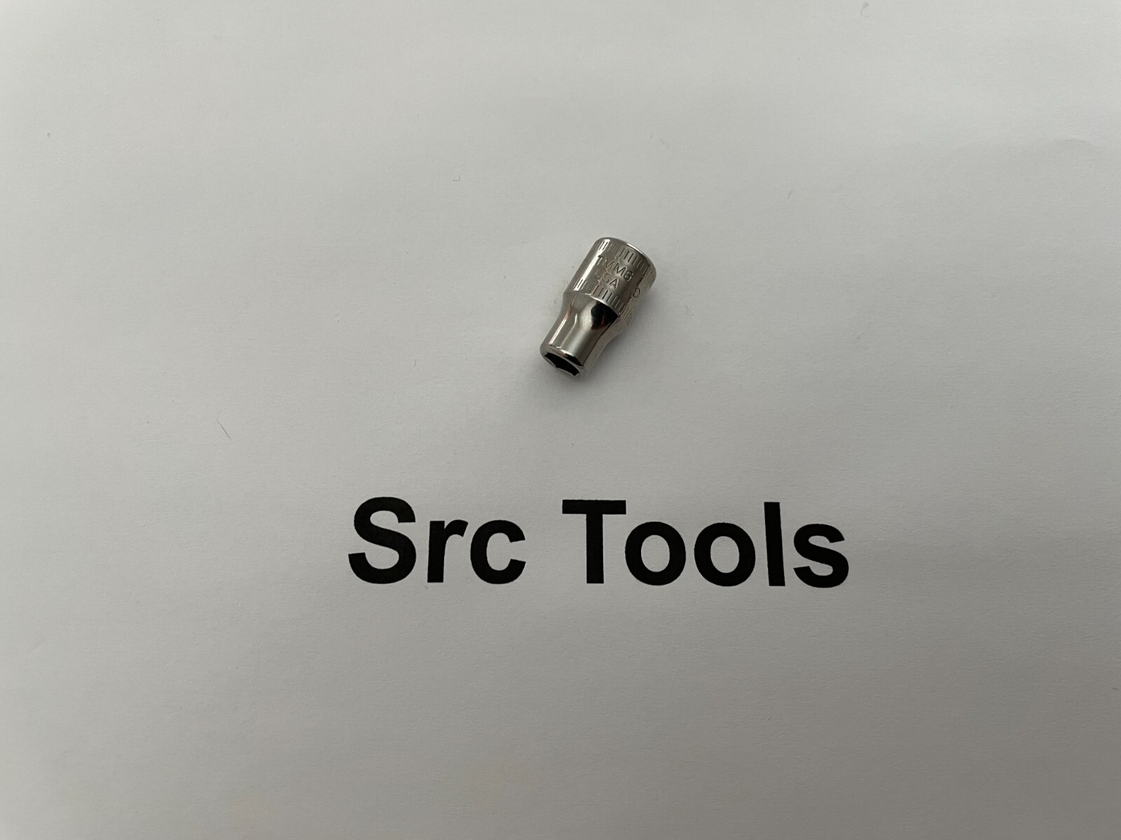 Snap-On Tools USA *MINT* 1/4″ Drive 6pt 6mm Metric Shallow Chrome Socket TMM6