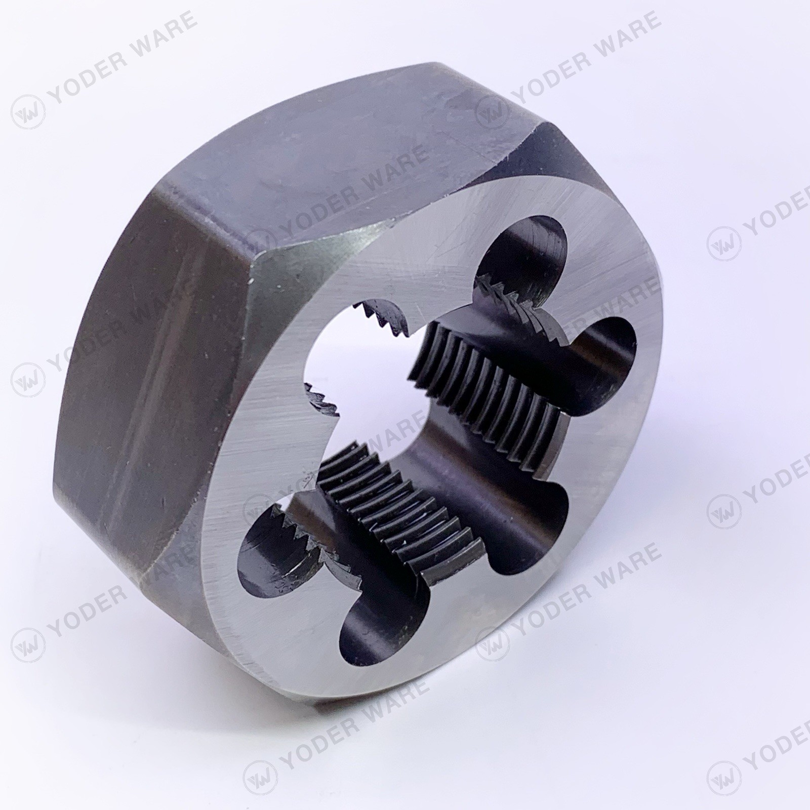 IRWIN HANSON 7273 Hex Rethreading Die 1-3/8″-12 NF Right Hand High Carbon Steel