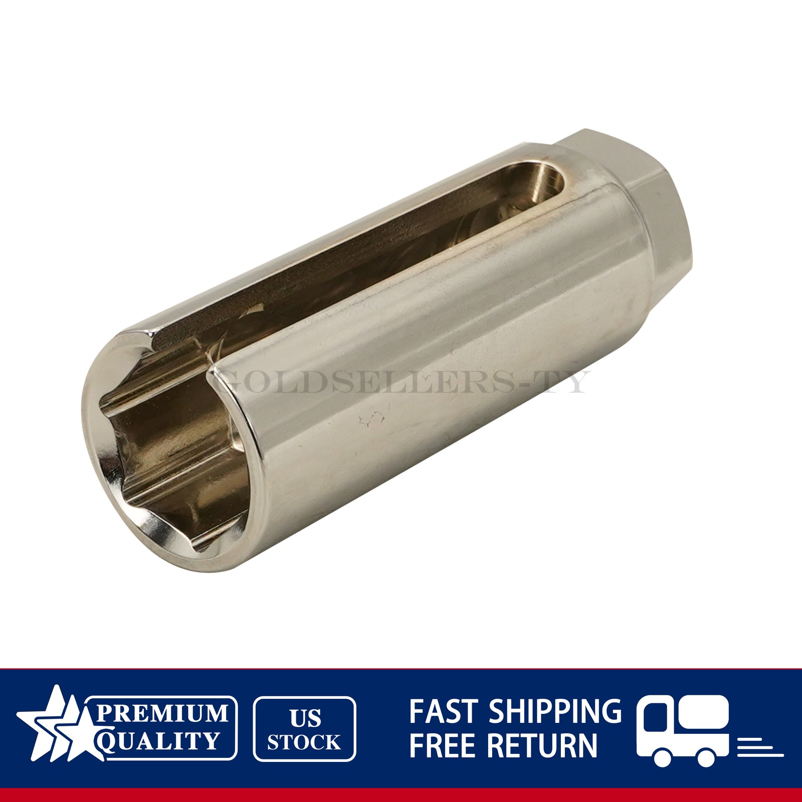 7/8» 22mm O2 Oxygen Sensor Removal Tool Socket Side Wire Cutout 1/2″ Drive