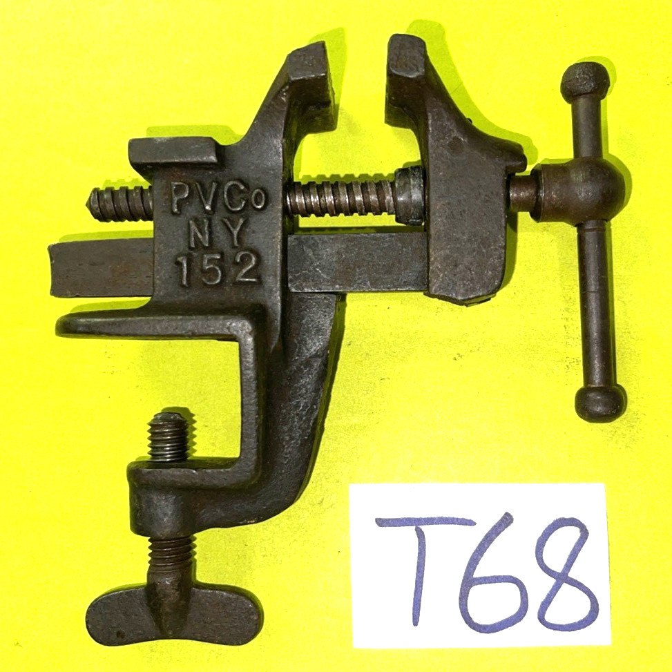 PV CO TOOL VINTAGE 154 VISE 1-1/2 INCHES WIDE JAW FREE SHIPPING IN THE US