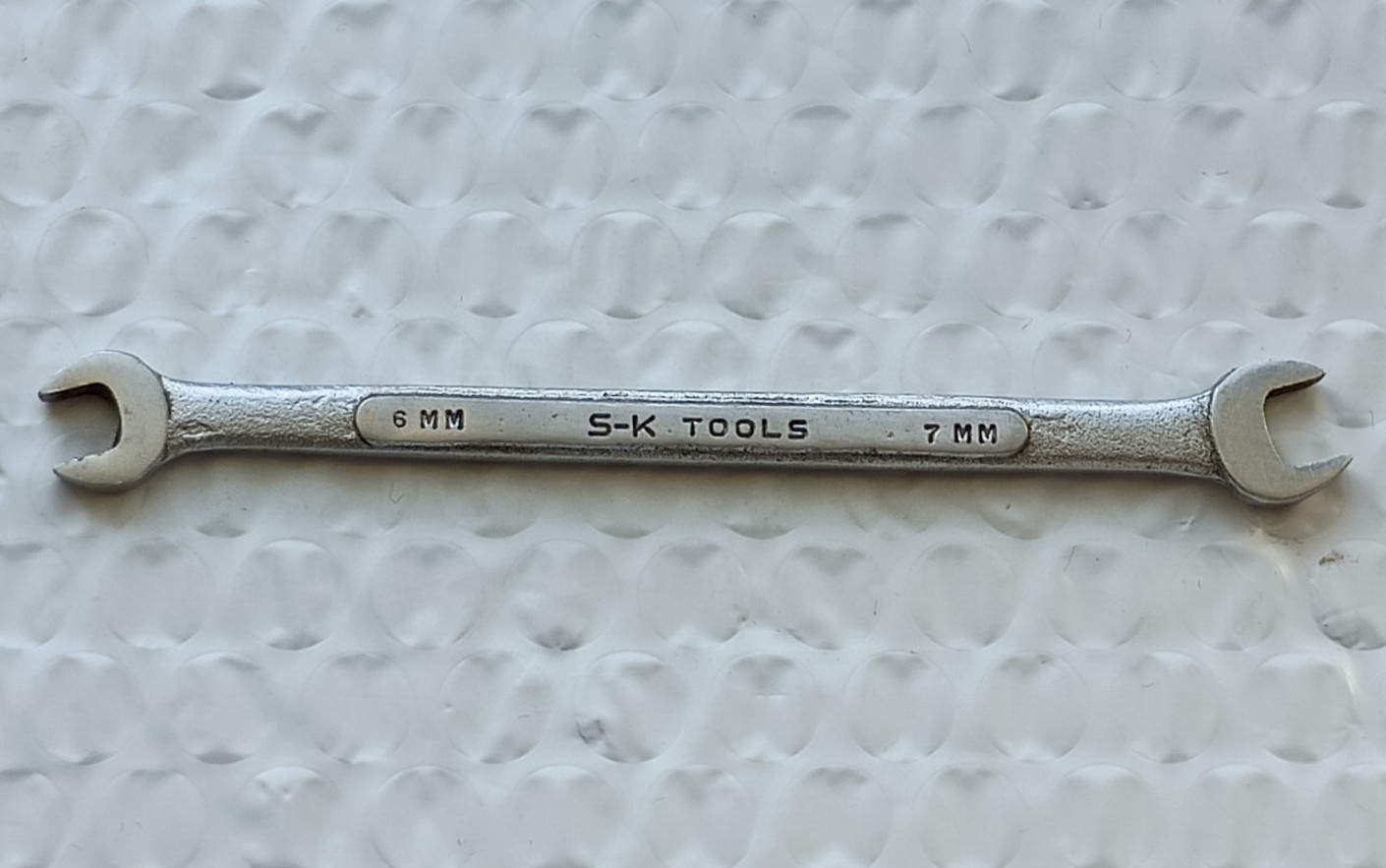 SK TOOLS USA 8206, 6MM x 7MM. DOUBLE OPEN – END WRENCH.