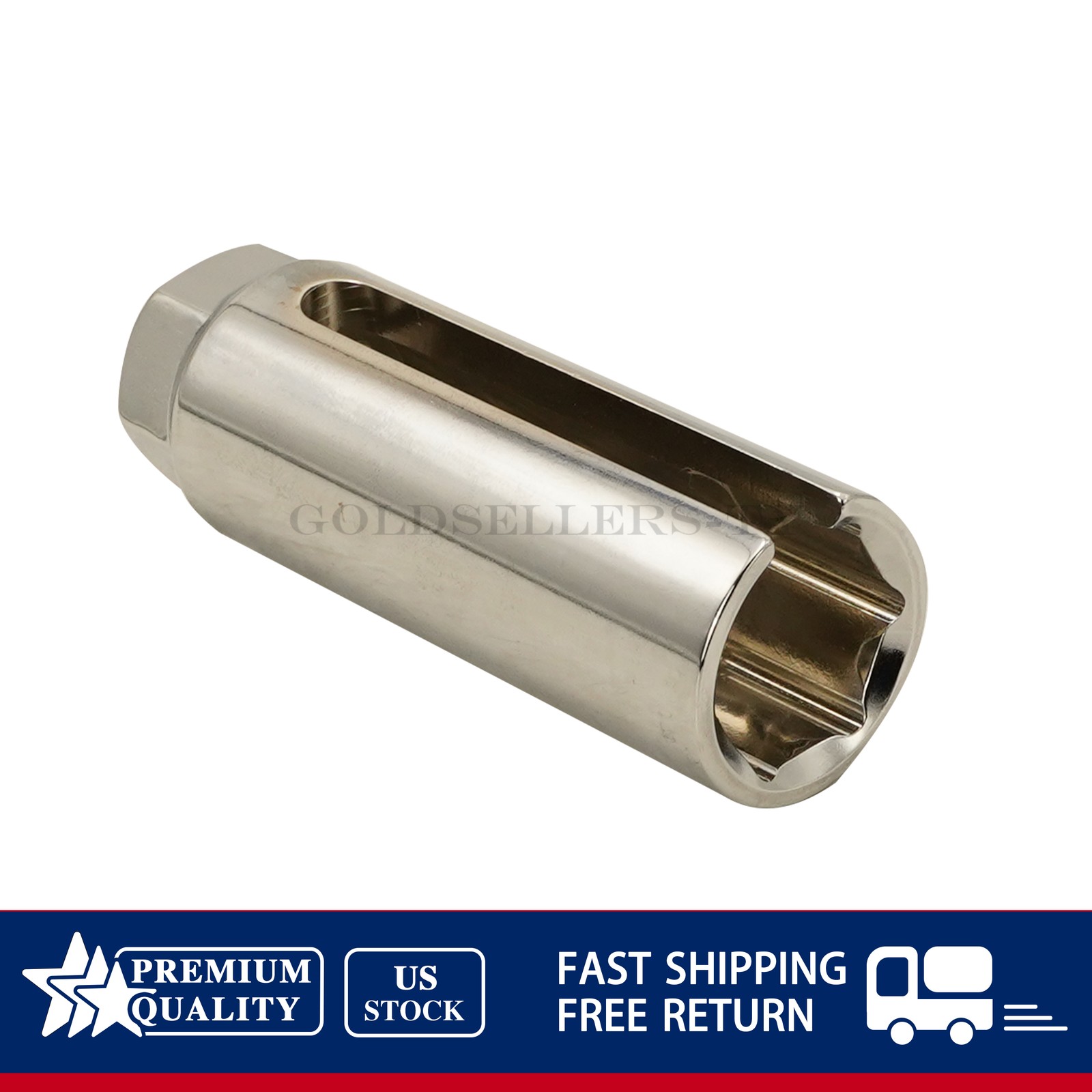 7/8» 22mm O2 Oxygen Sensor Removal Tool Socket Side Wire Cutout 1/2″ Drive