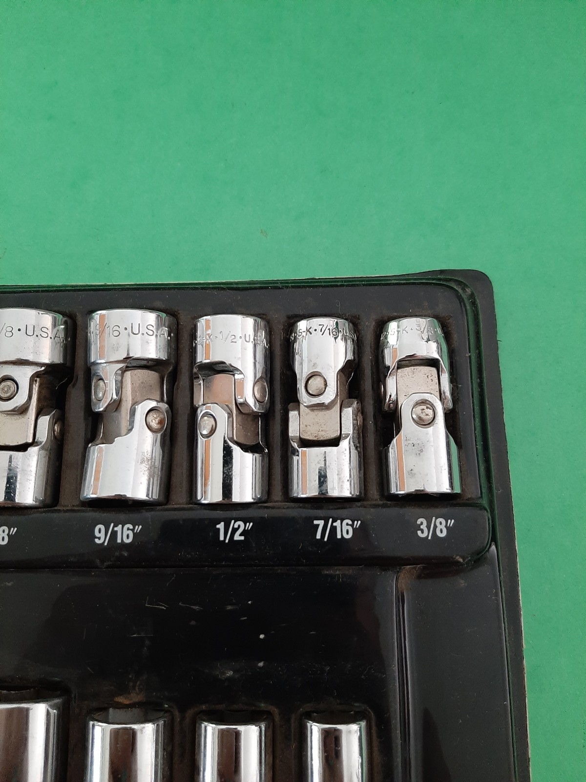 S-K SK Tools USA 3/8” Drive Deep Shallow SAE 27pc. Socket Super Set 6pt Point