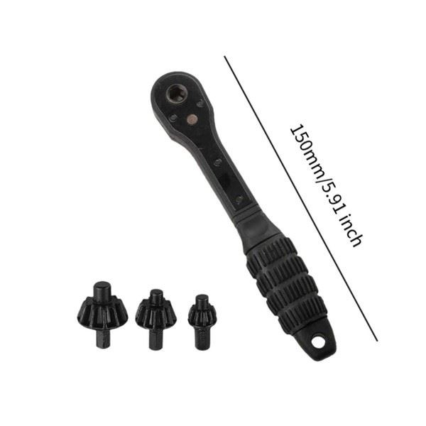 Quick Ratchet Wrench Lightweight Portable Multifunction for Shop Maintenance