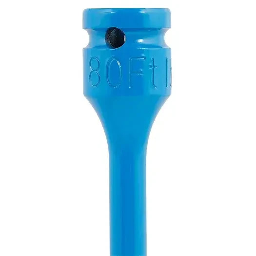 AFF 1/2″ Drive Torque Limiting Extension 80 ft-lb Blue Impact Socket Extension