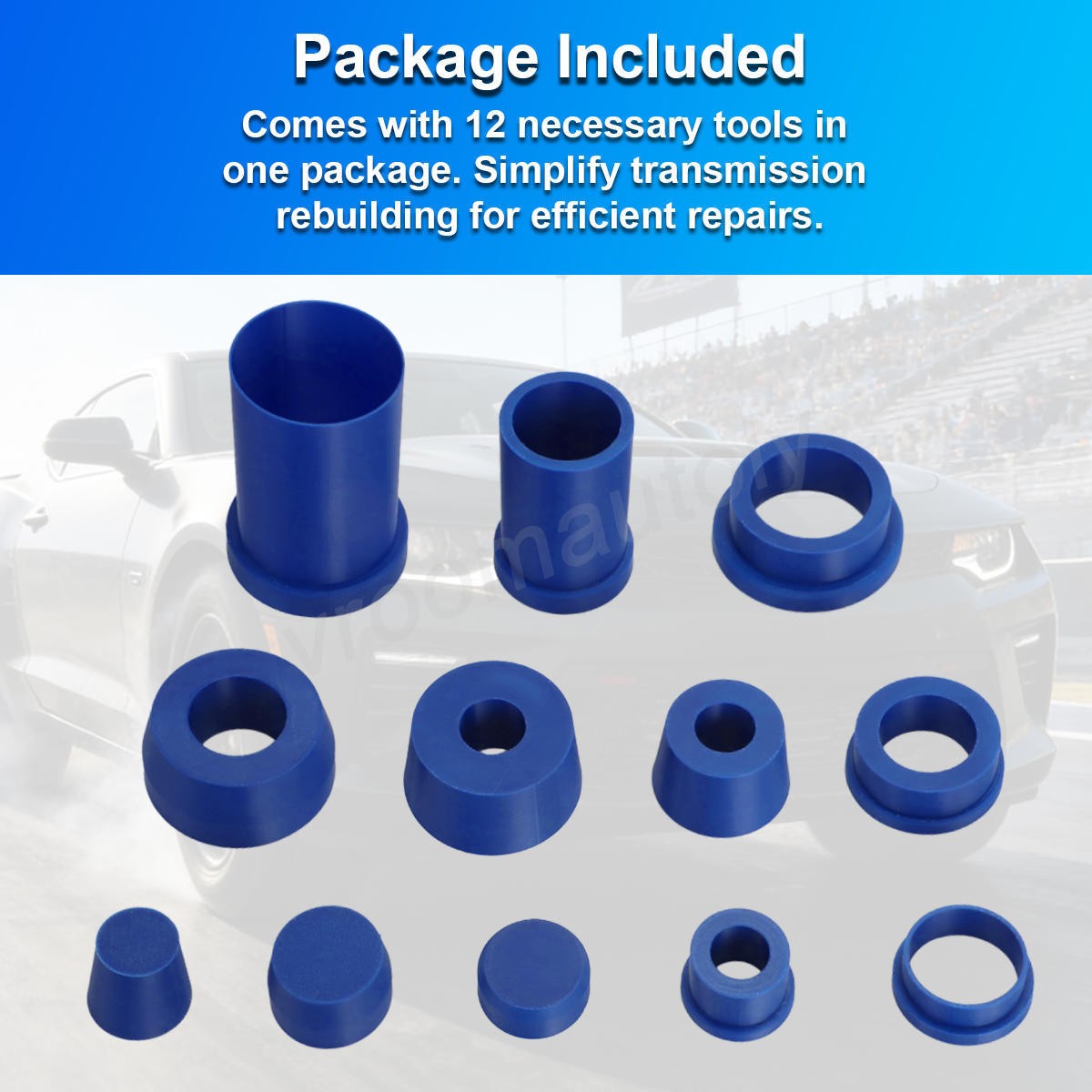 12 PCS For GM 10L1000 Transmission Ring Expander & Resizer Tool Complete Kit US