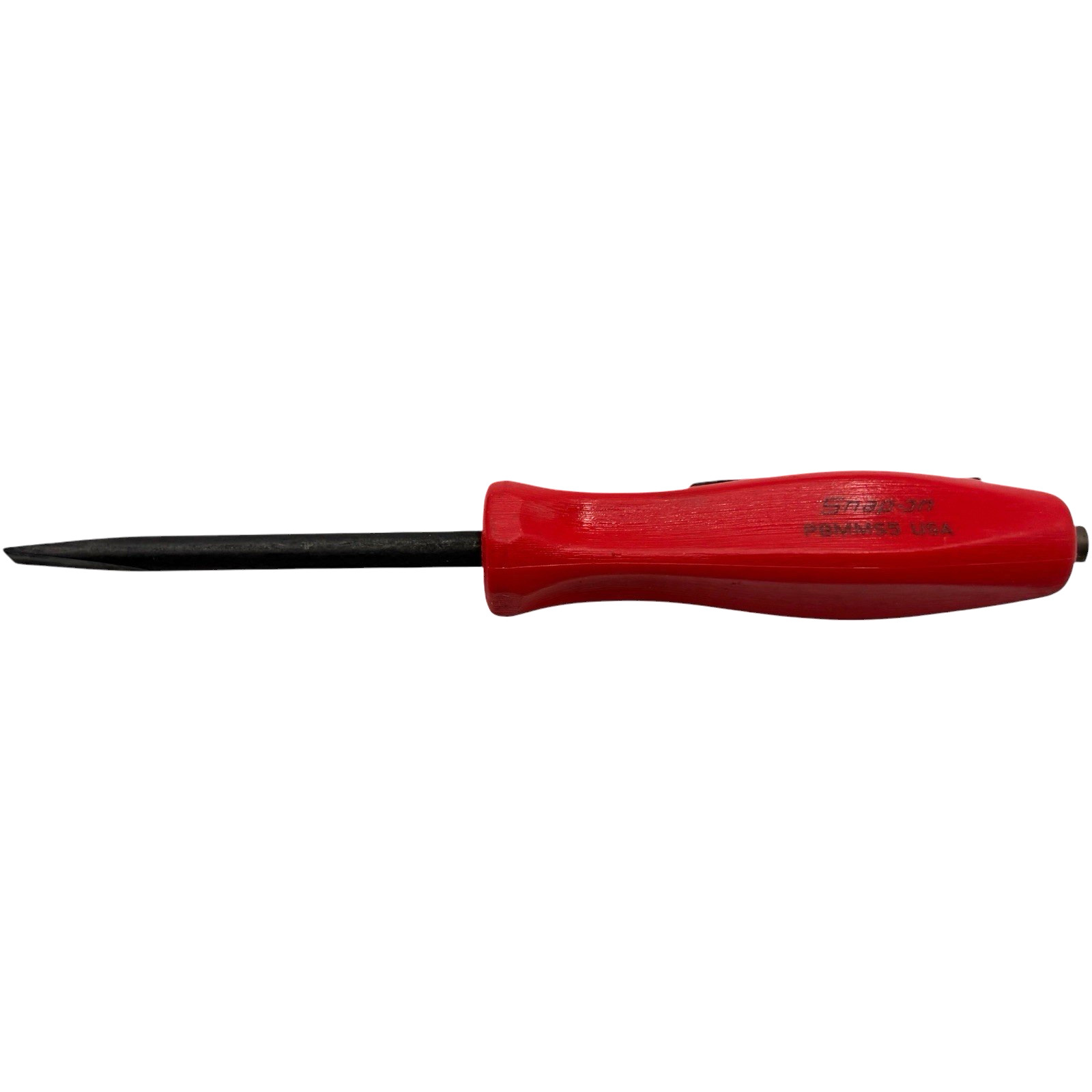 Snap On Tools Mini Magnetic Pocket Pry Bar Red 5 inch Straight Blade