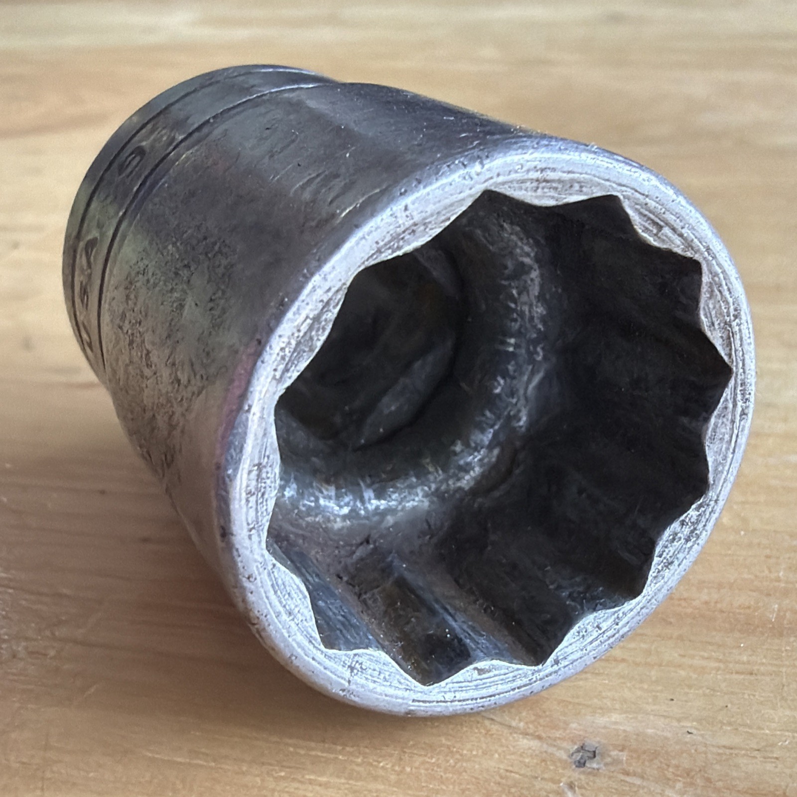 Snap On Tools 7/8″ Shallow Socket 1/2″ Drive 12 Point SB-280 Vtg Made in USA