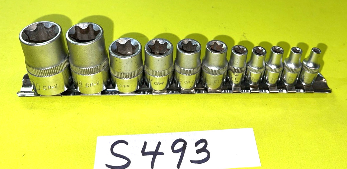 CORNWELL TOOLS 11 PIECE MULTI DRIVE INSIDE TORX SOCKET DRIVER SET E4 – E20