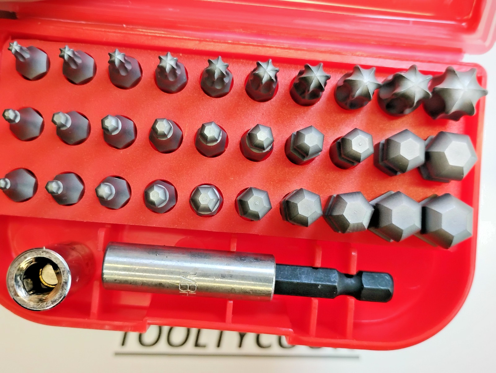 Blue Point TOOLS NEW Bit SET Ball Hex 32pc RED SDM32KT