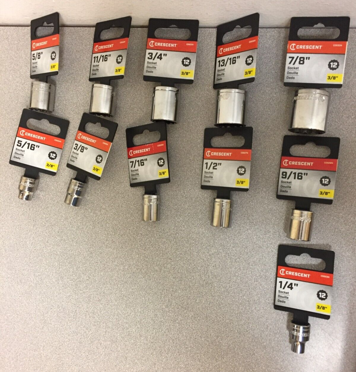 Crescent 11 pc 3/8″ drive socket bundle