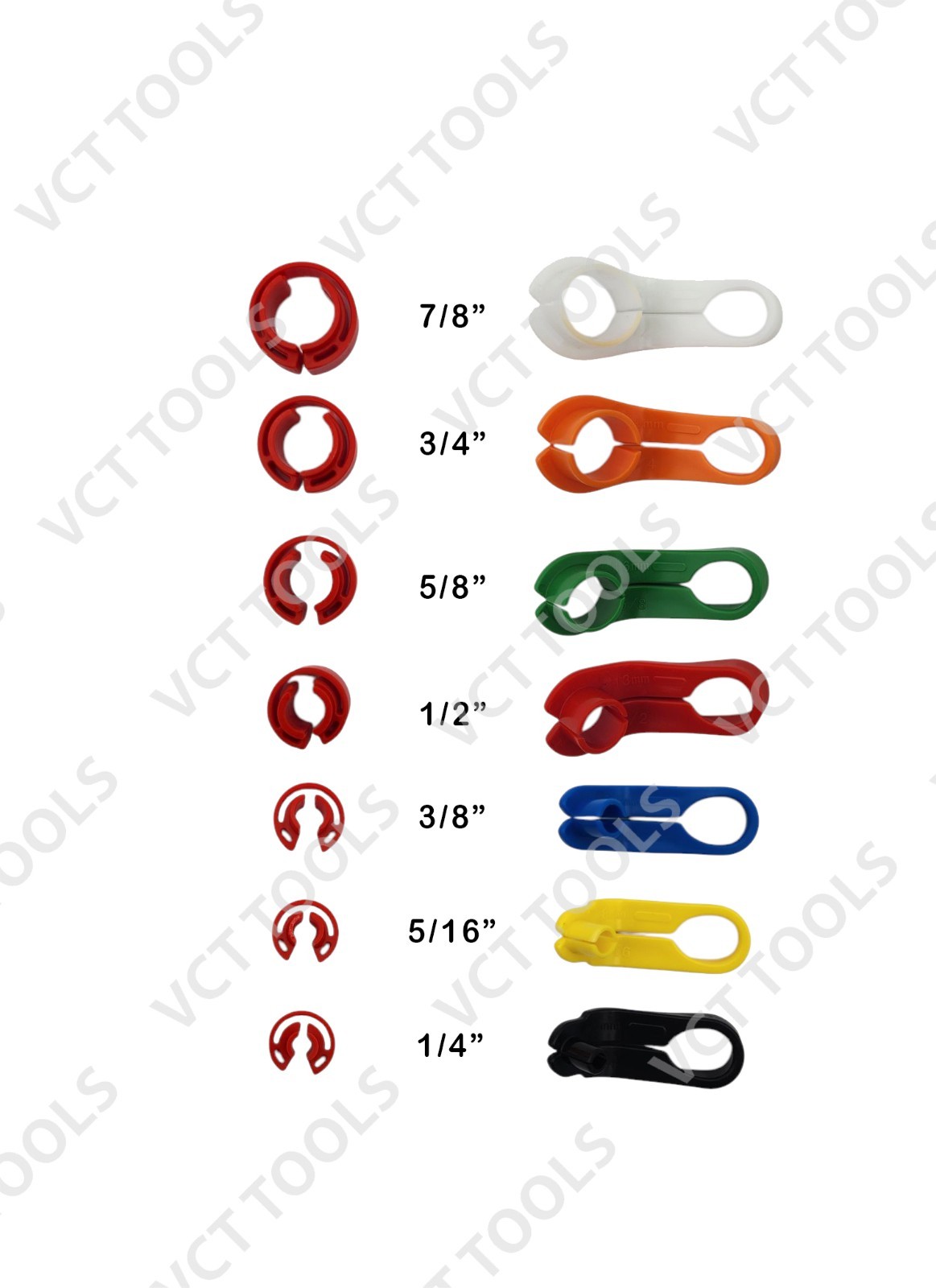 14pc Master Fuel and A/C Line Easy Disconnect Tool Kit, 1/4″ -7/8″ Sizes
