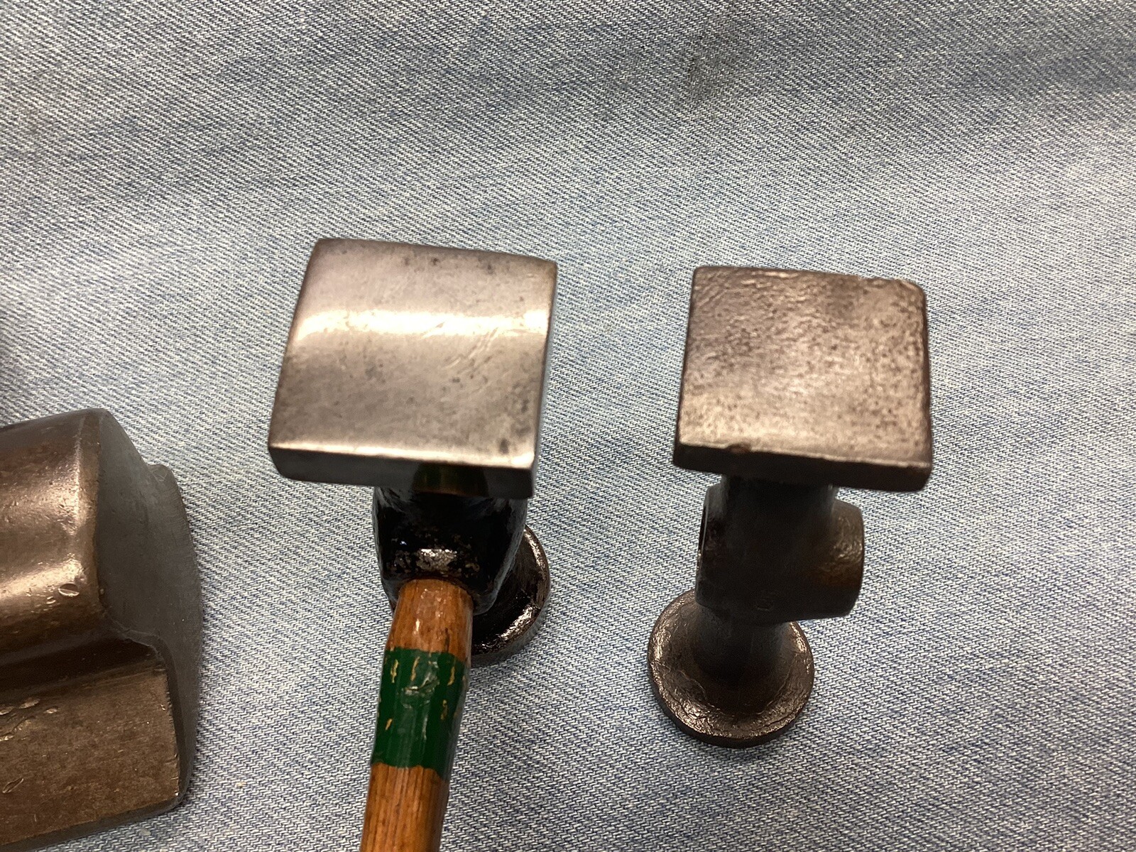 Vintage Fairmount Body Hammers x 3 & 3 Hand Anvils / Dolly’s Good Condition LOOK