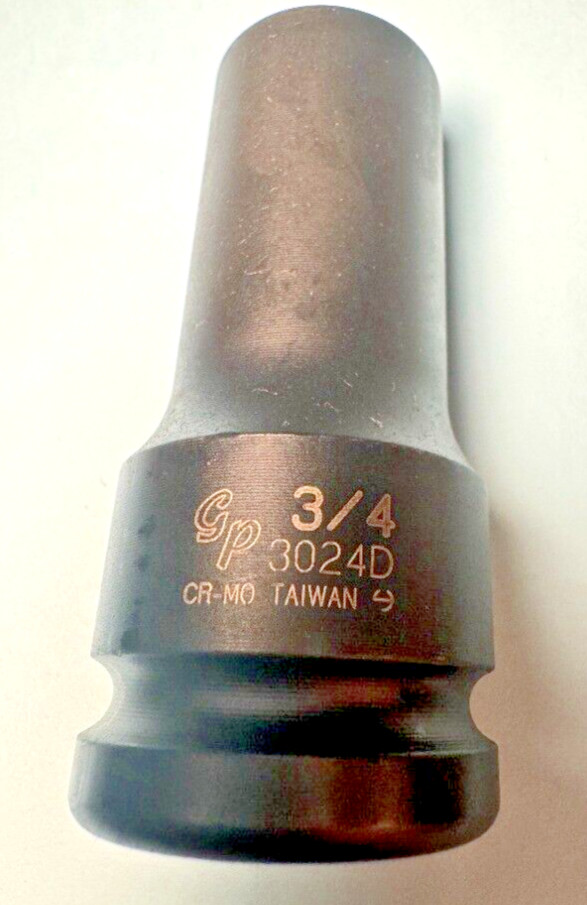 Grey Pneumatic 3024D 3/4″ Dr 6 Point Deep Fractional Impact Socket 3/4 Warranty