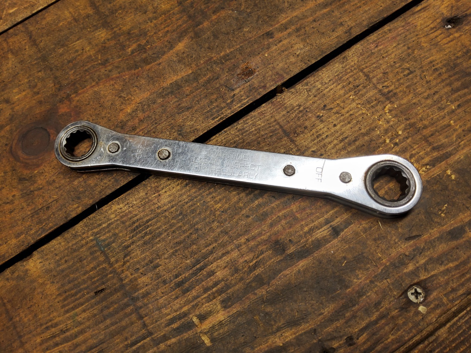 Snap-on Tools RBM1415A Ratcheting Box Wrench 14mm x 15mm 12 Point USA