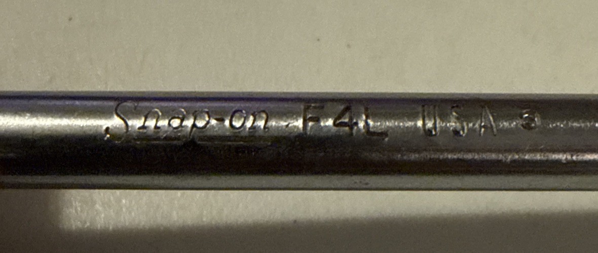 VTG SNAP ON F4L 3/8″ Drive 18 1/8” Overall Speeder Drive Handle USA VGC