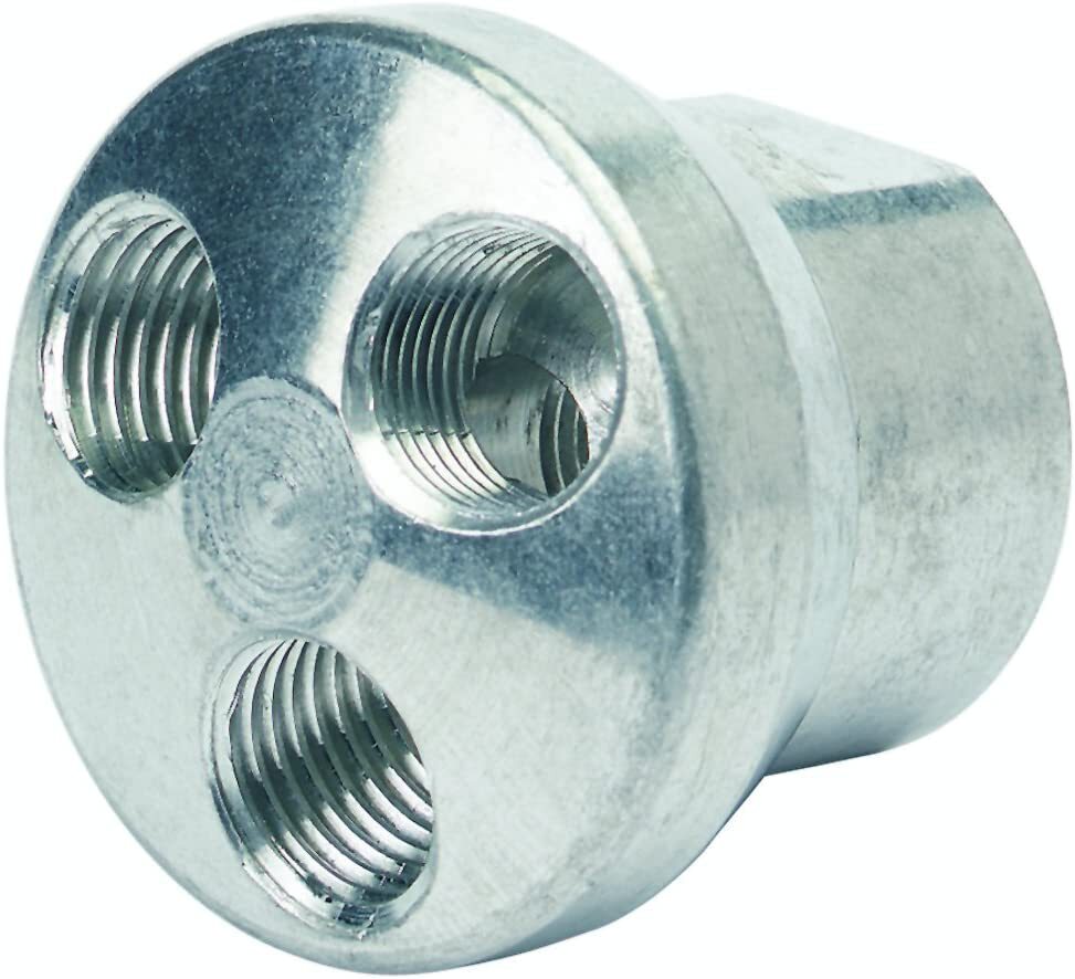 Tru-Flate 41-125 Air Line Manifolds Aluminum 1/4″ 3-Way Manifold
