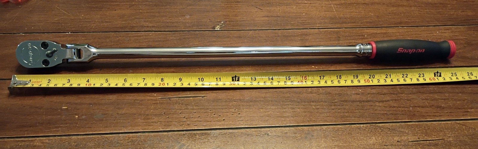 New Snap-on™ 1/2″ drive 25″ Long Handled Dual 80™ Tech Flex Head Ratchet SHLF80A