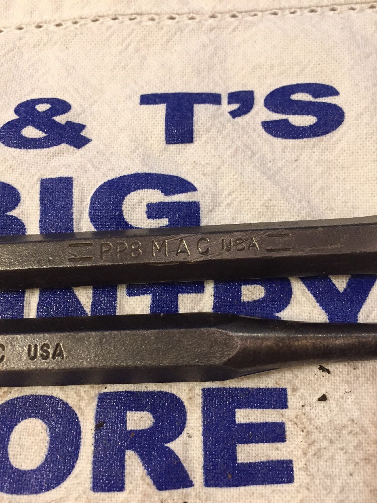 Mac Tools USA Pair of Pin Punches PP8 & PP10
