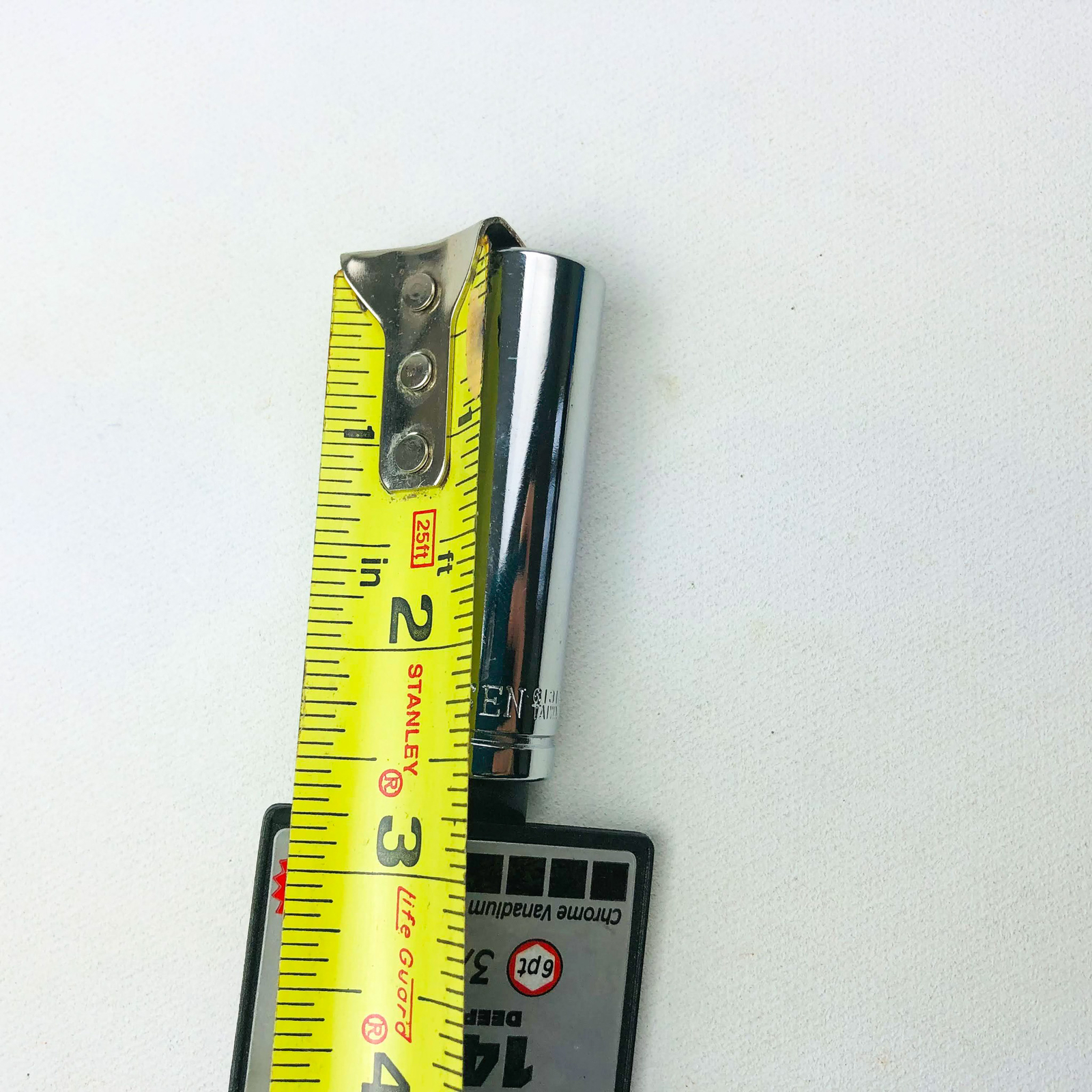 14mm Deep Socket 3/8 Drive 6 Point Metric Chrome Vanadium Thorsen 61314 3 Pack