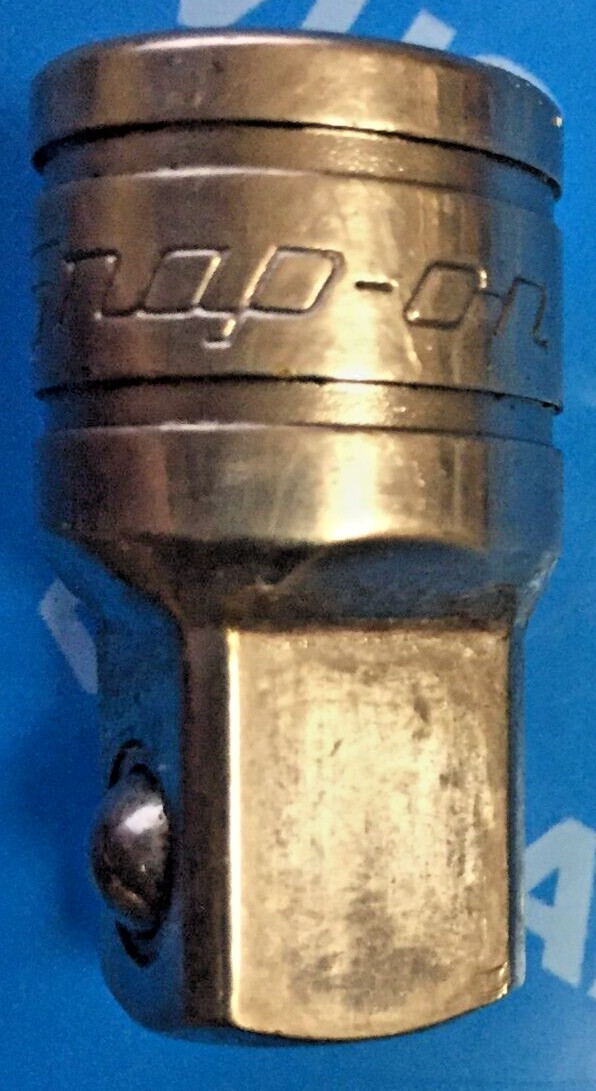 Snap-On A2A 3/8 to 1/2″dr Chrome Adaptor Socket 2019 USA Good 8.5/10