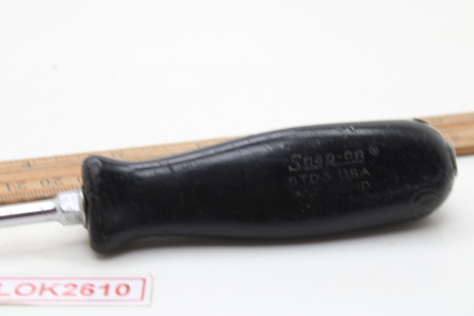 Snap-on STD3 3-Sided Handle Tri-Lobe 3/16” x 3″ Flat Slotted Screwdriver USA