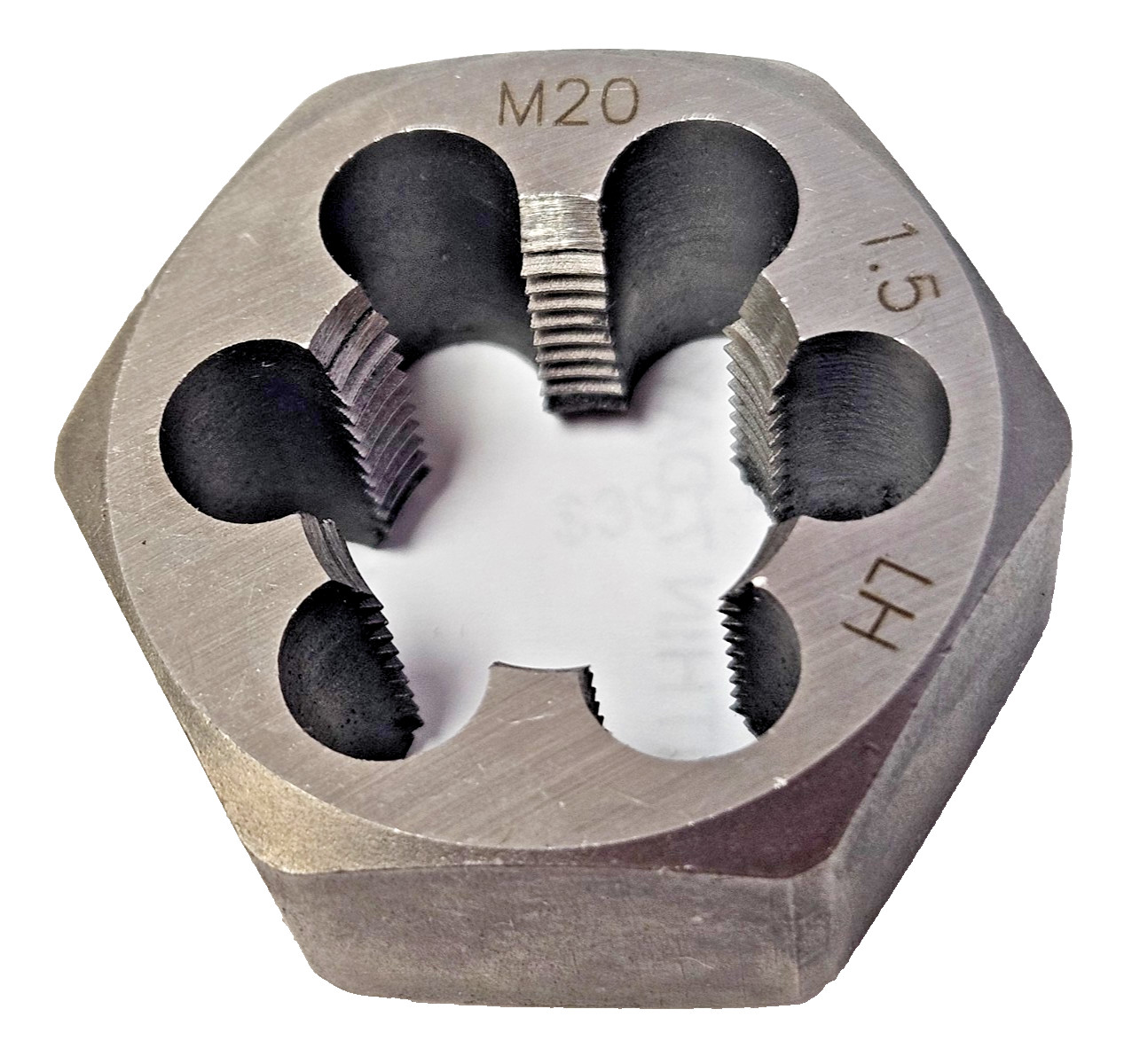 M20 X 1.5 20MM LEFT HAND x 1.4″ Hex Rethread Die Alfa MHD70775L CS LH Metric