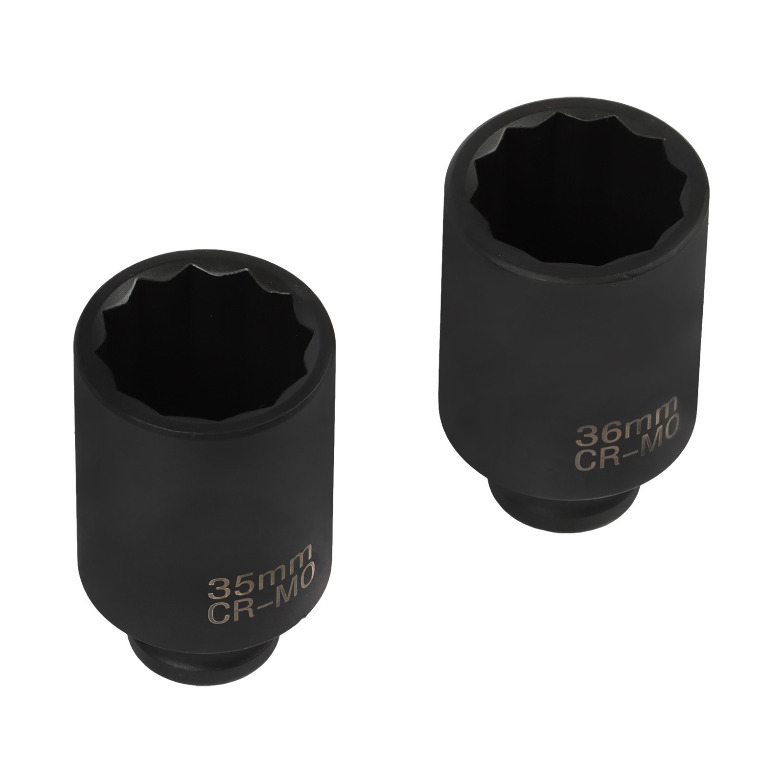 LABLT 8pcs 1/2″ Drive Deep Spindle Axle Nut Impact Socket Set 12 Point 29-39mm