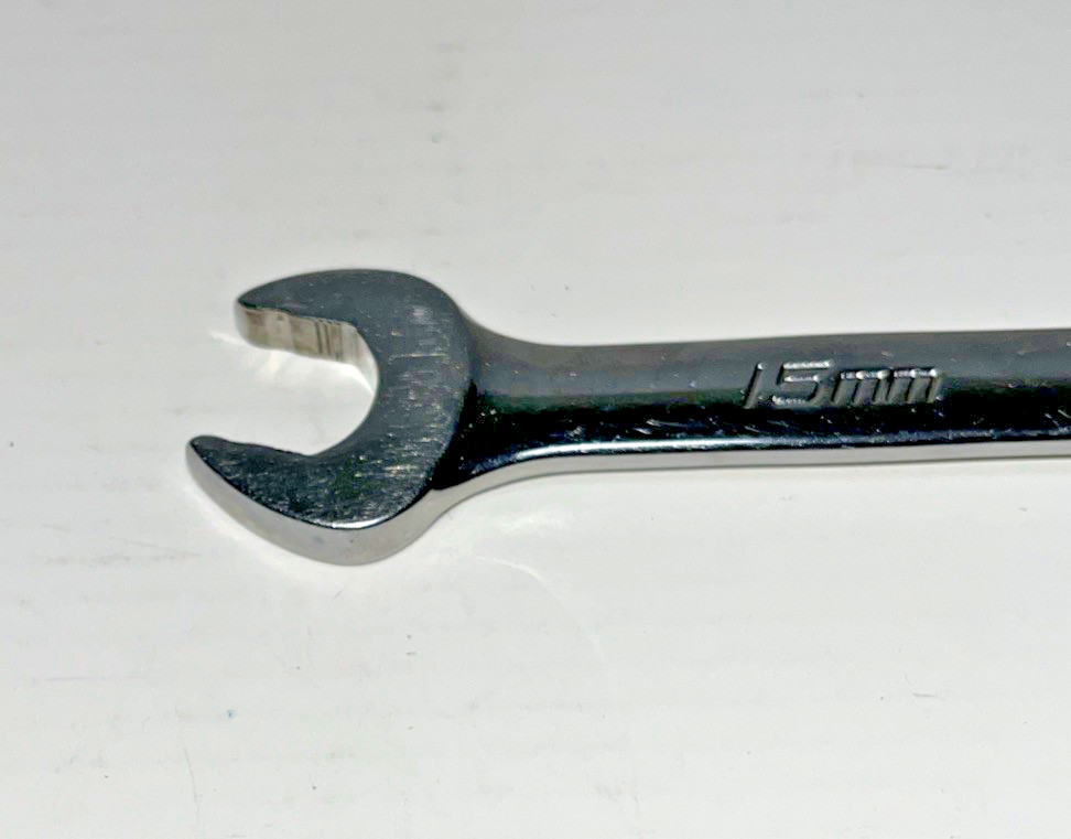 Snap – on Tools 15 mm Flank Drive Plus 12 Point Combination Wrench SOEXM15 USA