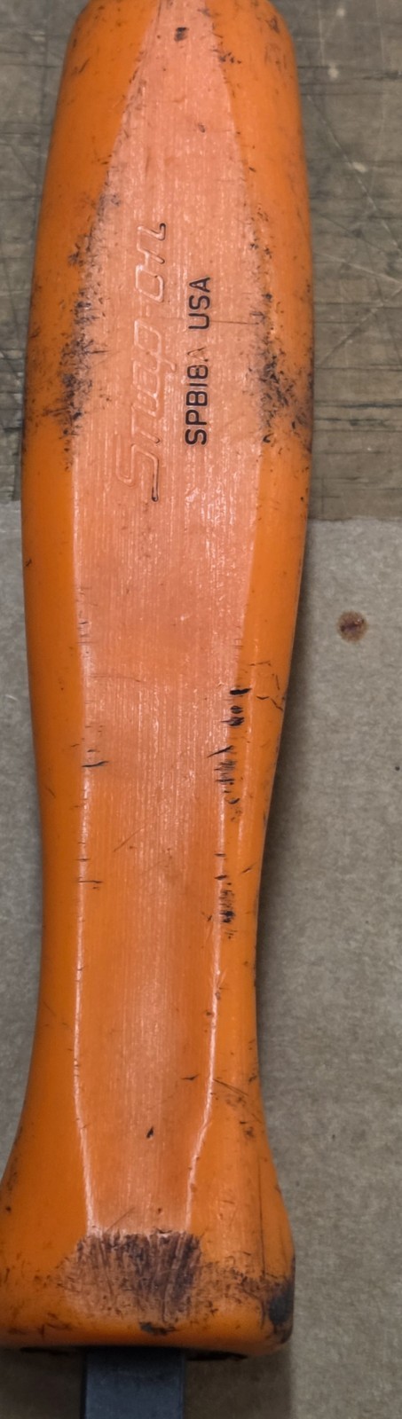 Spb18a Orange Snapon Pry Bar Tool