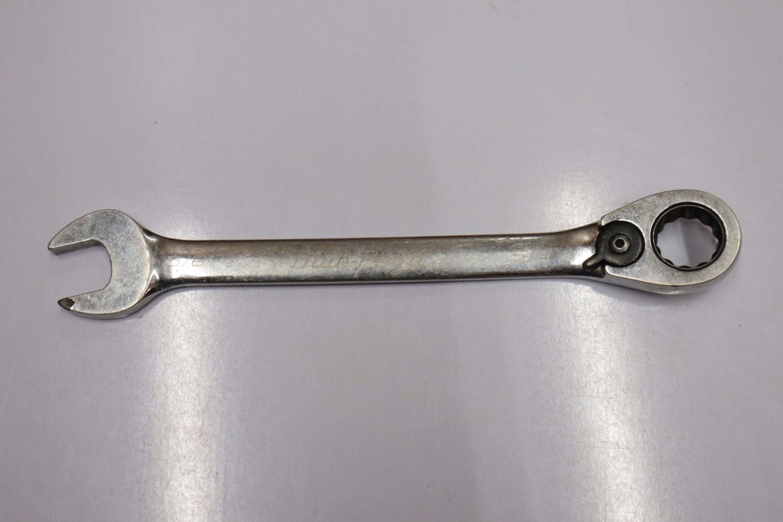 Blue Point BOER708 8 Pc SAE Ratcheting 12 Pt Combination Wrench Set