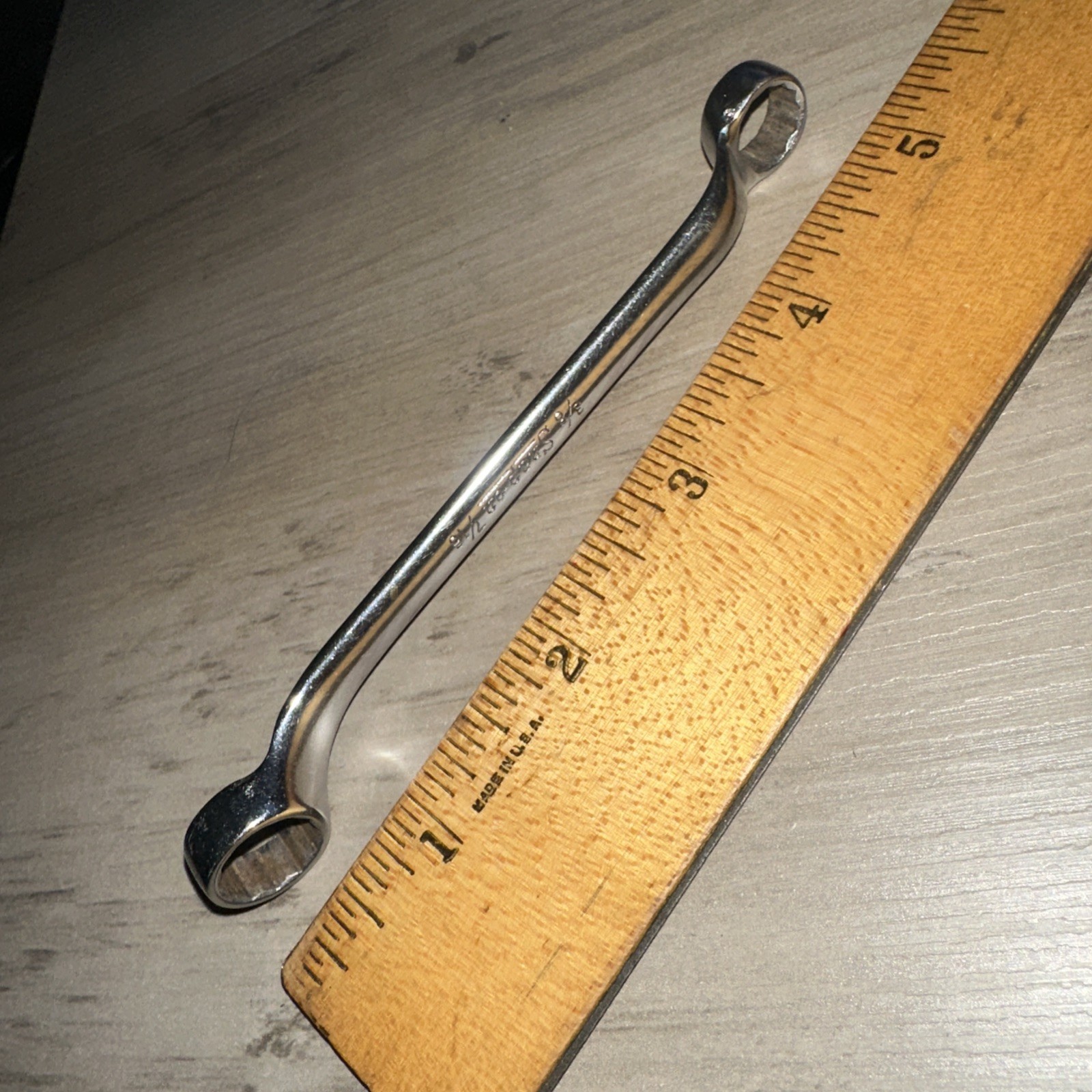 SNAP ON XS1214S 3/8″ x 7/16″ Double BOX End WRENCH Early Date Code! Nice Shape!!