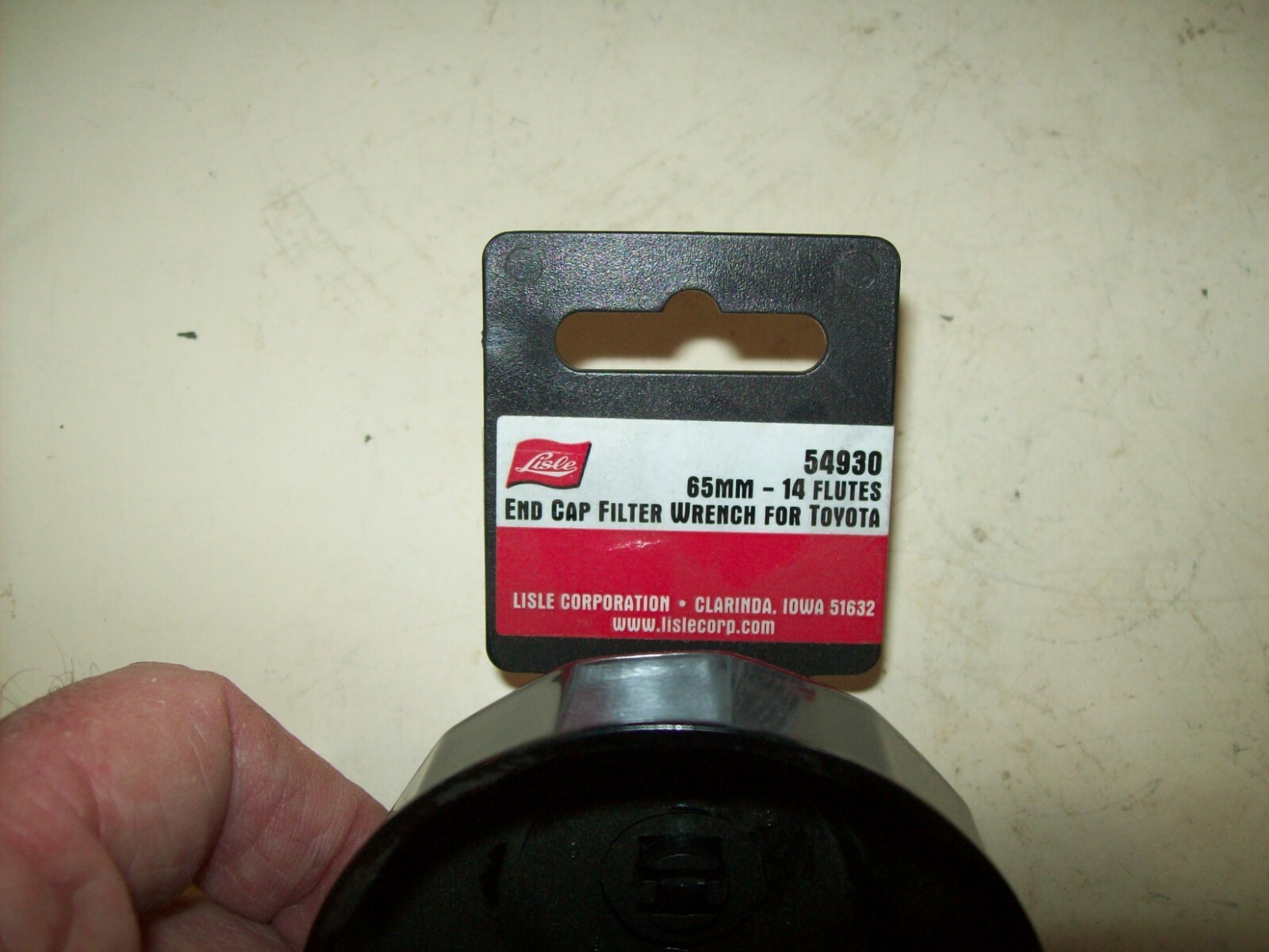 Lisle Tool #54930 65MM 14 Flutes End Cap Filter Wrench For Toyota New Old Stock