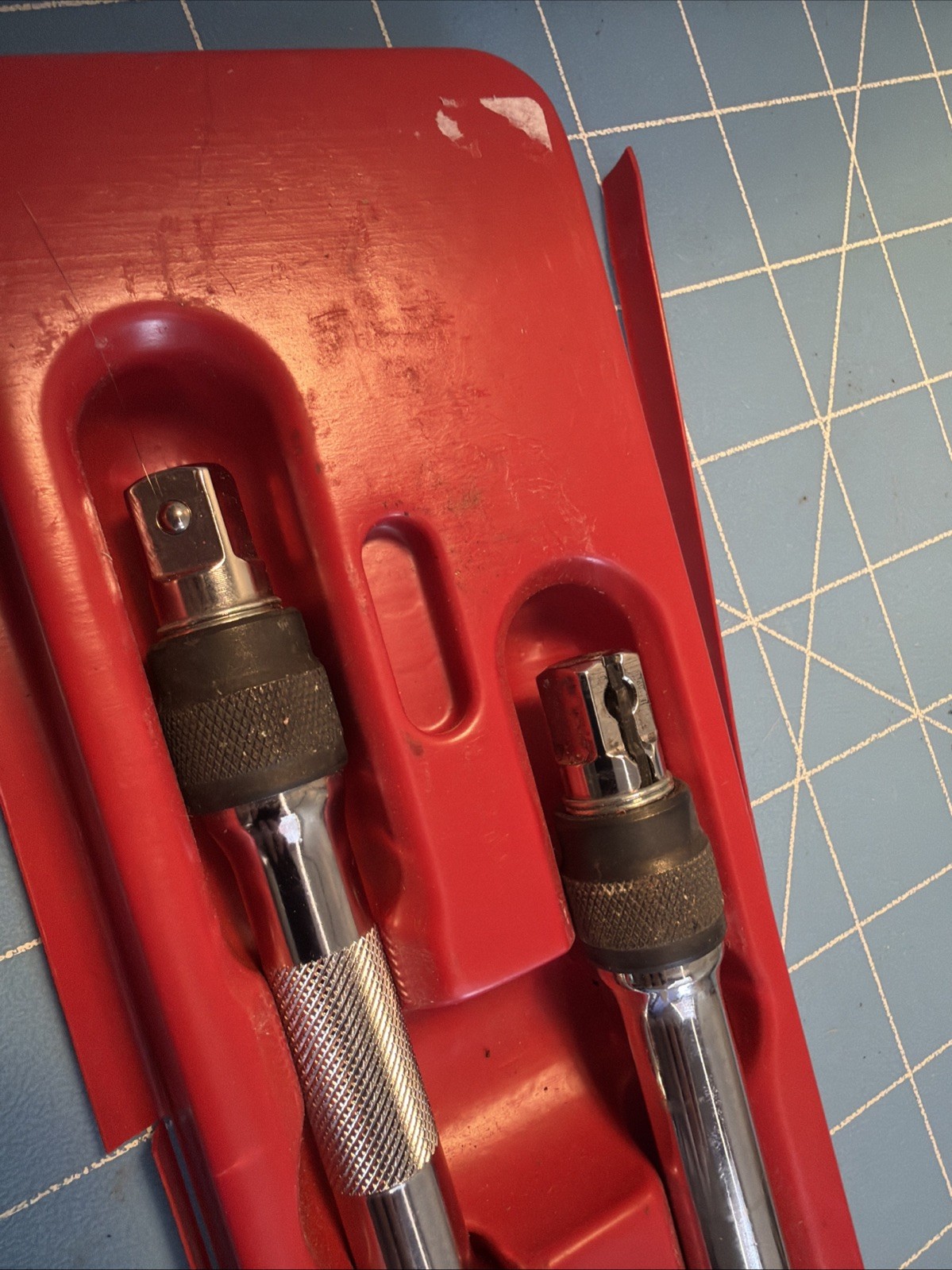 3 PIECE 3/8″ DRIVE LOCKING CHROME EXTENSION SET SIZES 5″,8″ & 12″