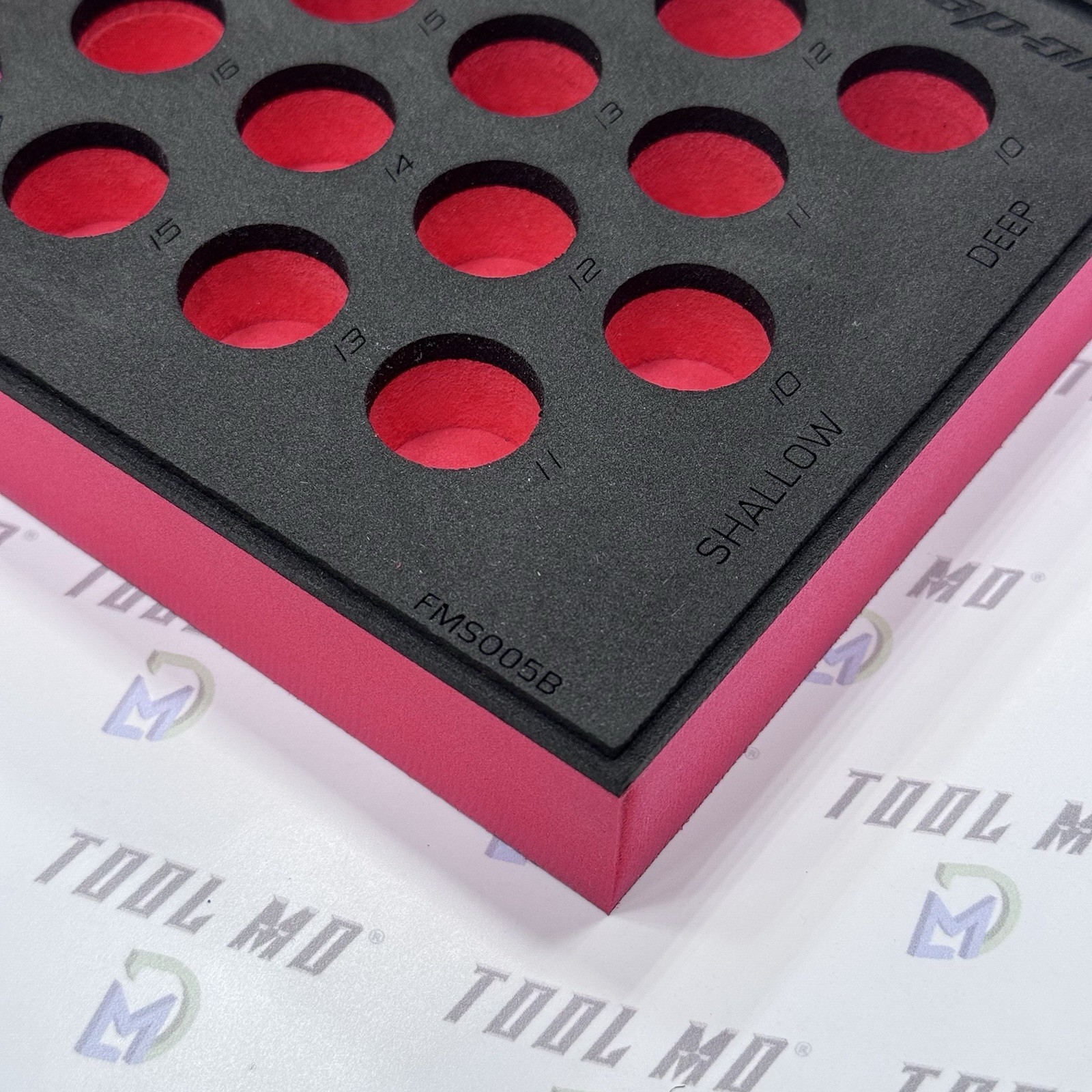 Snap-on Tools RED FOAM ORGANIZER for 84pc 1/2″ Drive SAE/Metric Socket Set