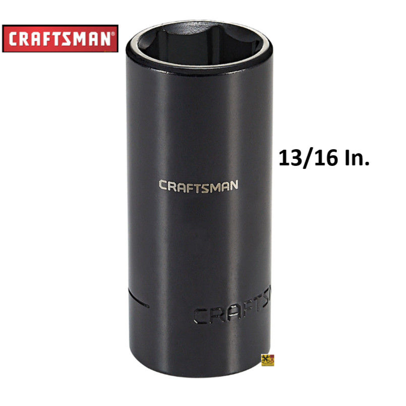 Craftsman 1/2 Inch Drive Impact Deep Socket 6 Point Metric MM Inch SAE Pick Size