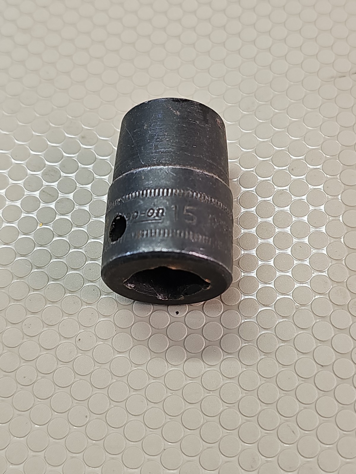 Snap-on Tools IMM150A 15mm 1/2″ Drive 6-Point Shallow Impact Socket IMM150