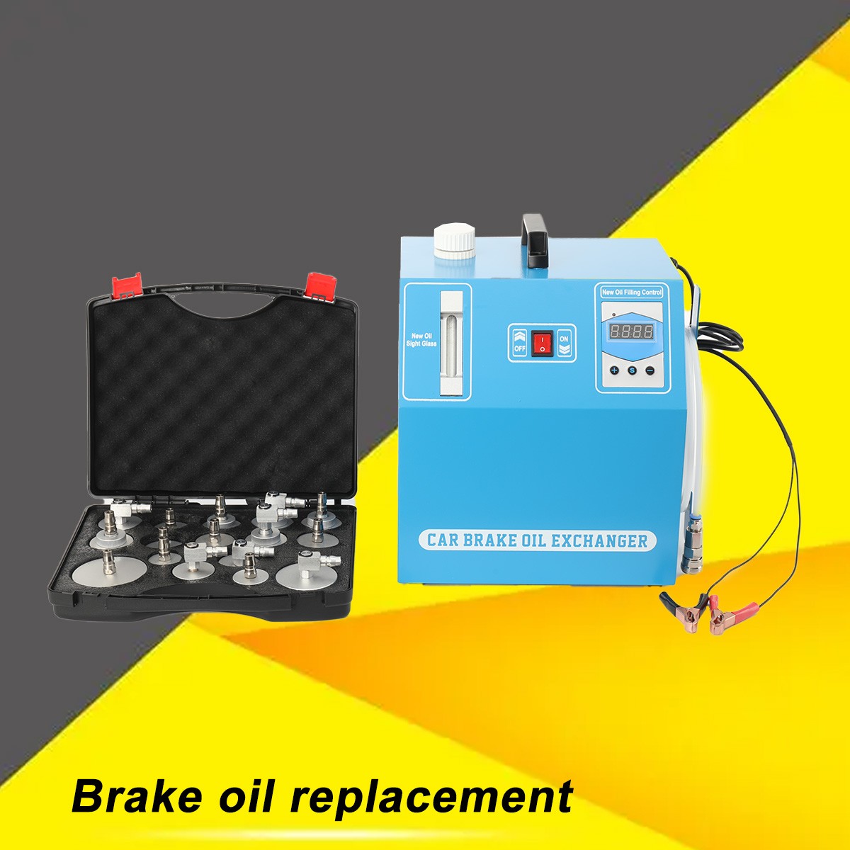 Vehicle Brake Fluid Changer Machine 12V Automobile Brake Oil Replacement Tool US