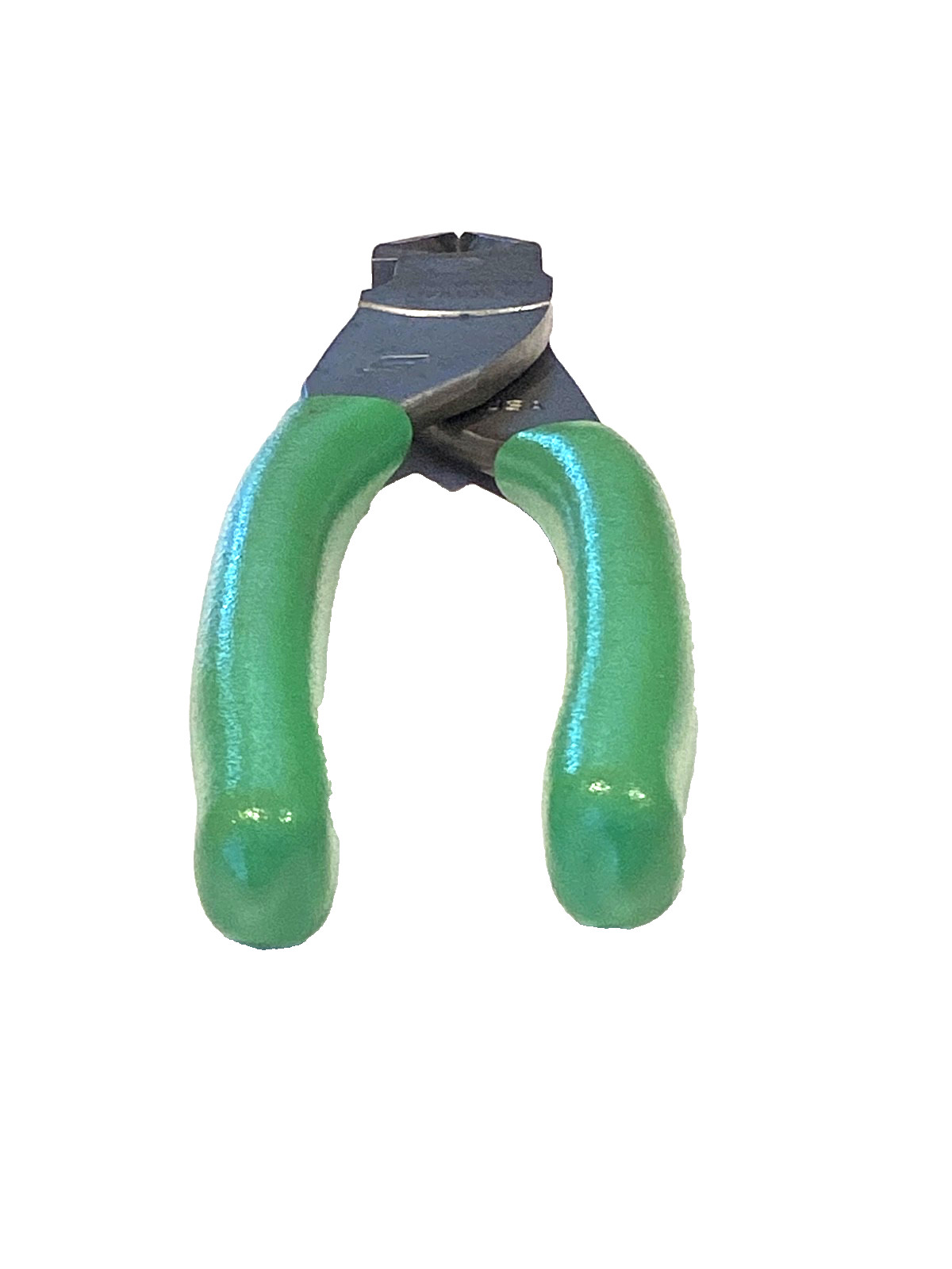 Snap on Tools 7” GREEN Soft Grip Vector Edge Diagonal Cutter Pliers 87ACF NICE