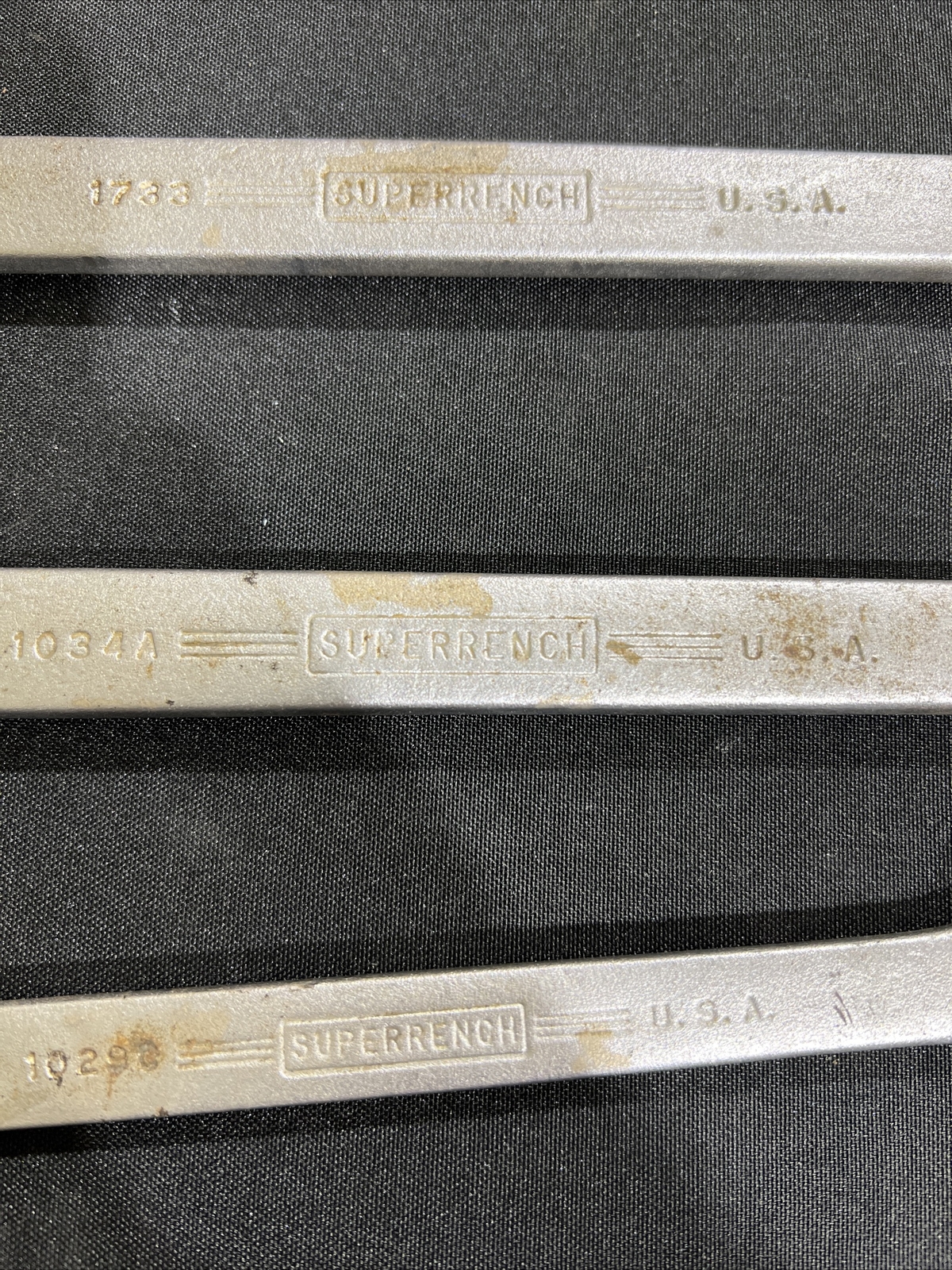 Vintage Williams Superrench Lot of 3 Wrenches 1733 1034A 1029C