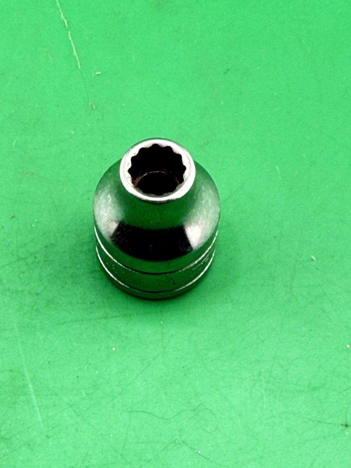 Snap On 3/8″ Drive 1/4″ 12PT Shallow Chrome Socket F081