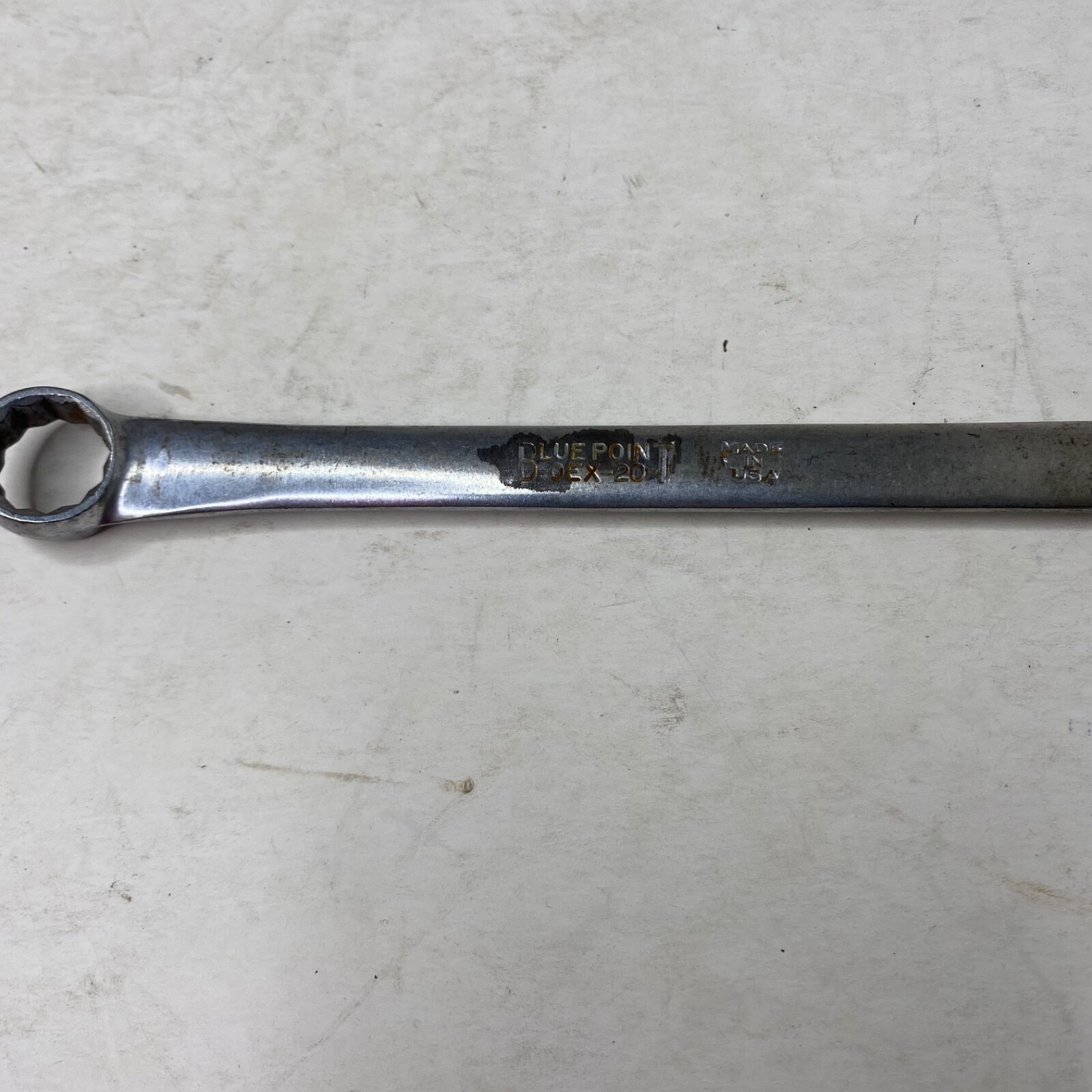 Blue-Point Lot OEX20 5/8″, + OEX-180 9/1 12-point Combination Chrome Wrench USA